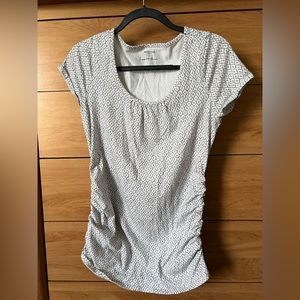 Motherhood Maternity Patterned Tee with Scoop Neck